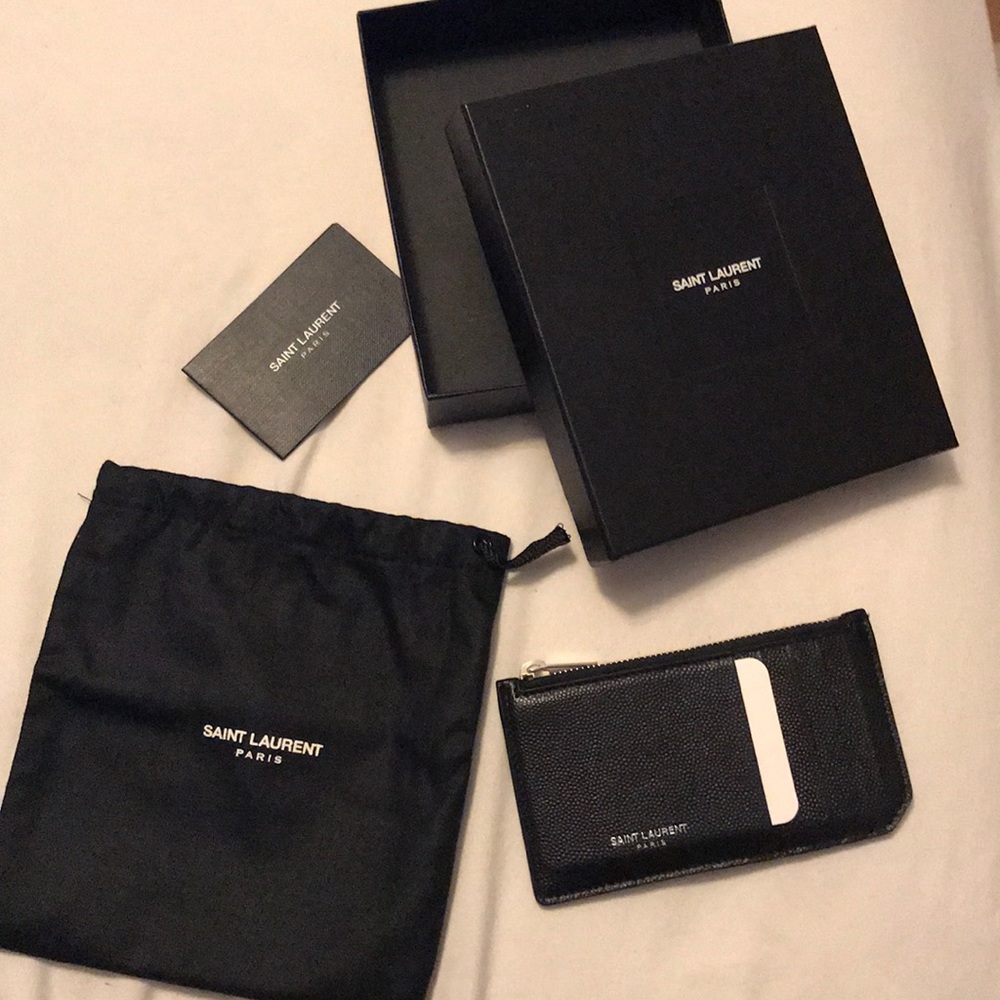 Saint Laurent card holder